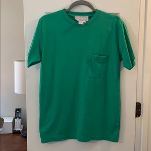 Pocket Tee green vintage single stitch